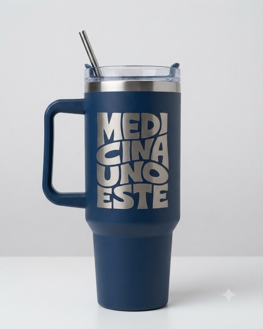 Garrafa Térmica 1,2L c/ Alça + canulo inox - Azul